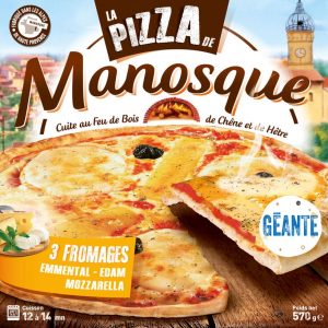 pizza geante 3 fromages