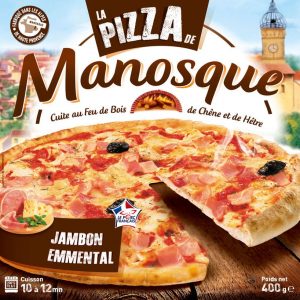 Pizzas surgelÃ©es - Traditionnelle au chÃ¨vre - La Pizza de Manosque