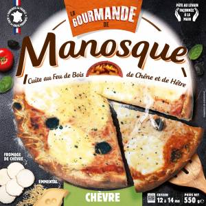Pizza de Manosque Gamme Pizza Gourmande Chèvre