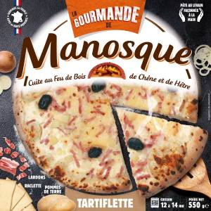 Pizza de Manosque Gamme Pizza Gourmande tartiflette