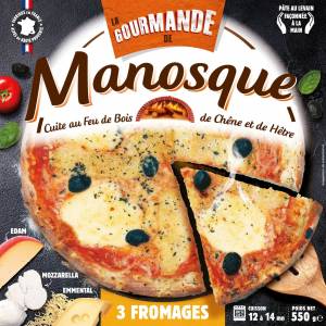 Pizza de Manosque Gamme Pizza Gourmande 3 formages